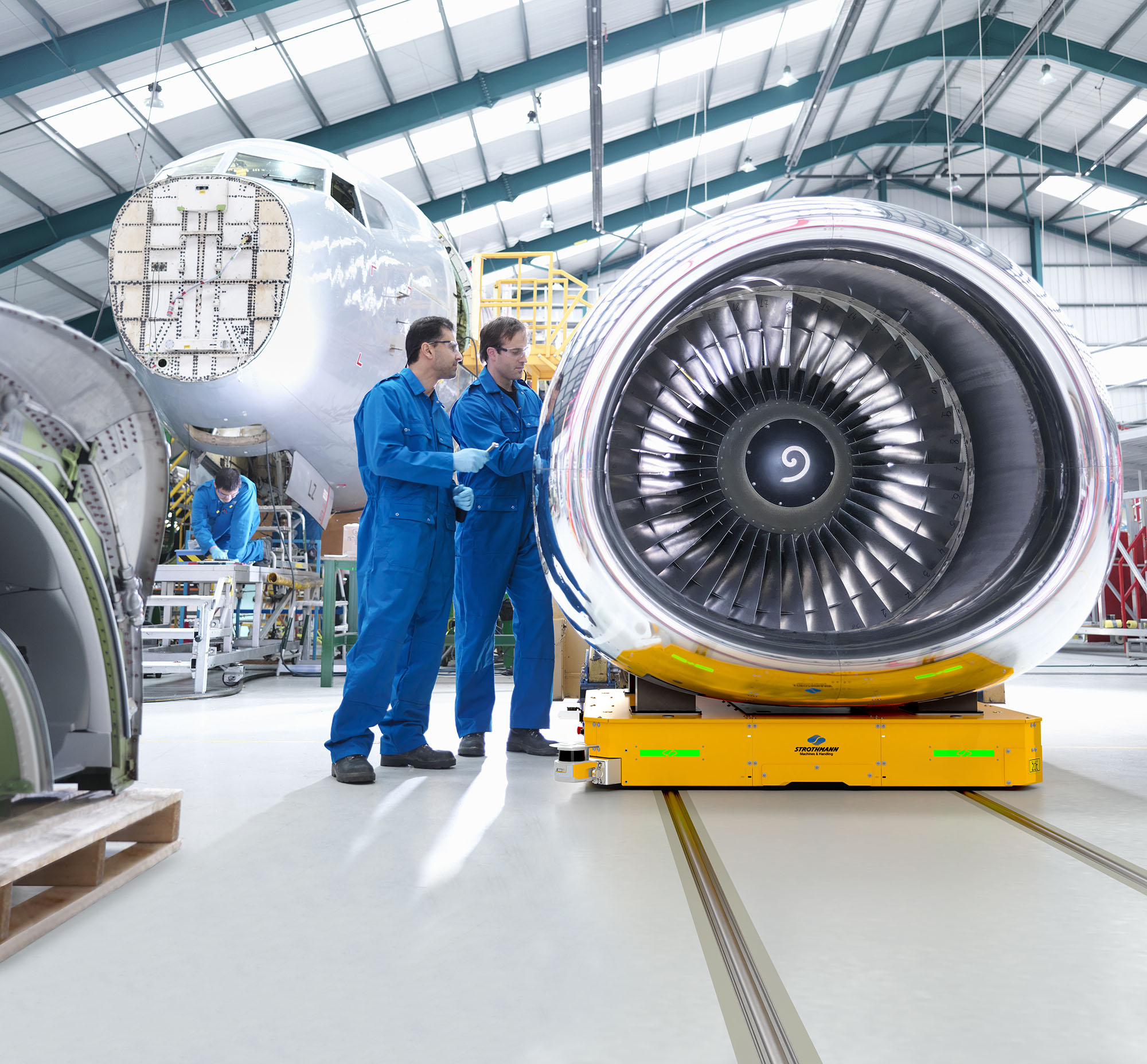 Transportsysteme für den Flugzeugbau