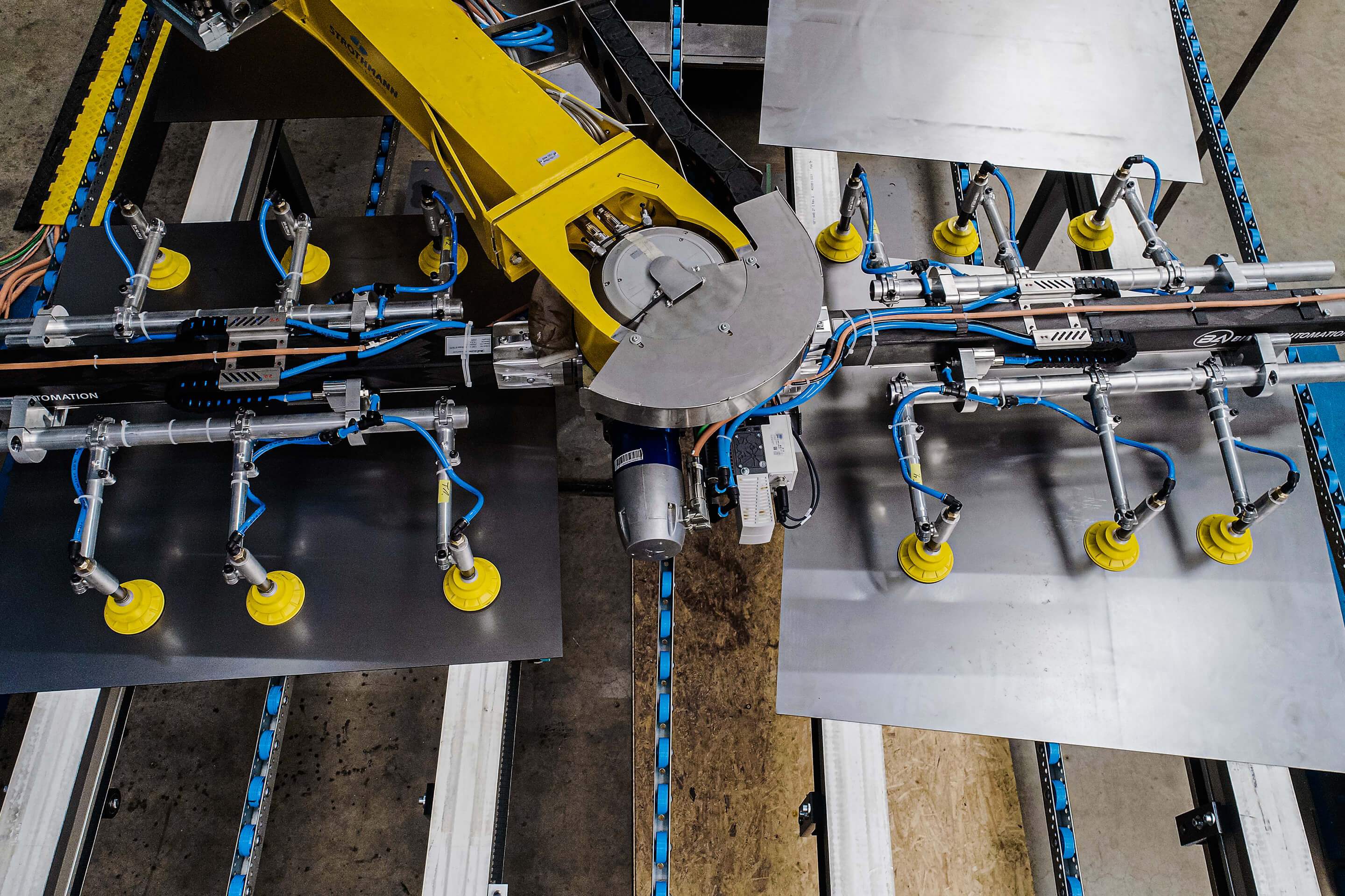 Front of Line Automation: Optische Zentrierstation